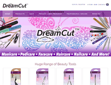 Tablet Screenshot of dreamcuttools.com